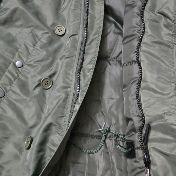 Men's Green Parka Flyer's Man jacket. XL - Picture 10 of 12